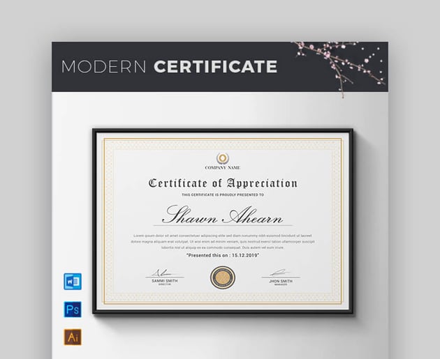 18 Best Free Certificate Templates (Printable Editable Downloads)